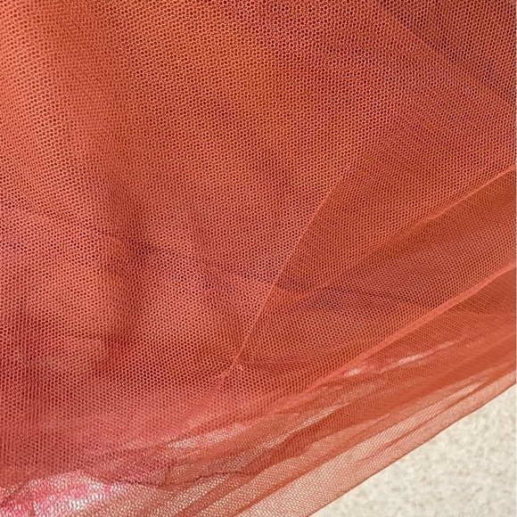 Revelry Madeline Rust Tulle Maxi Dress - Picture 6 of 12